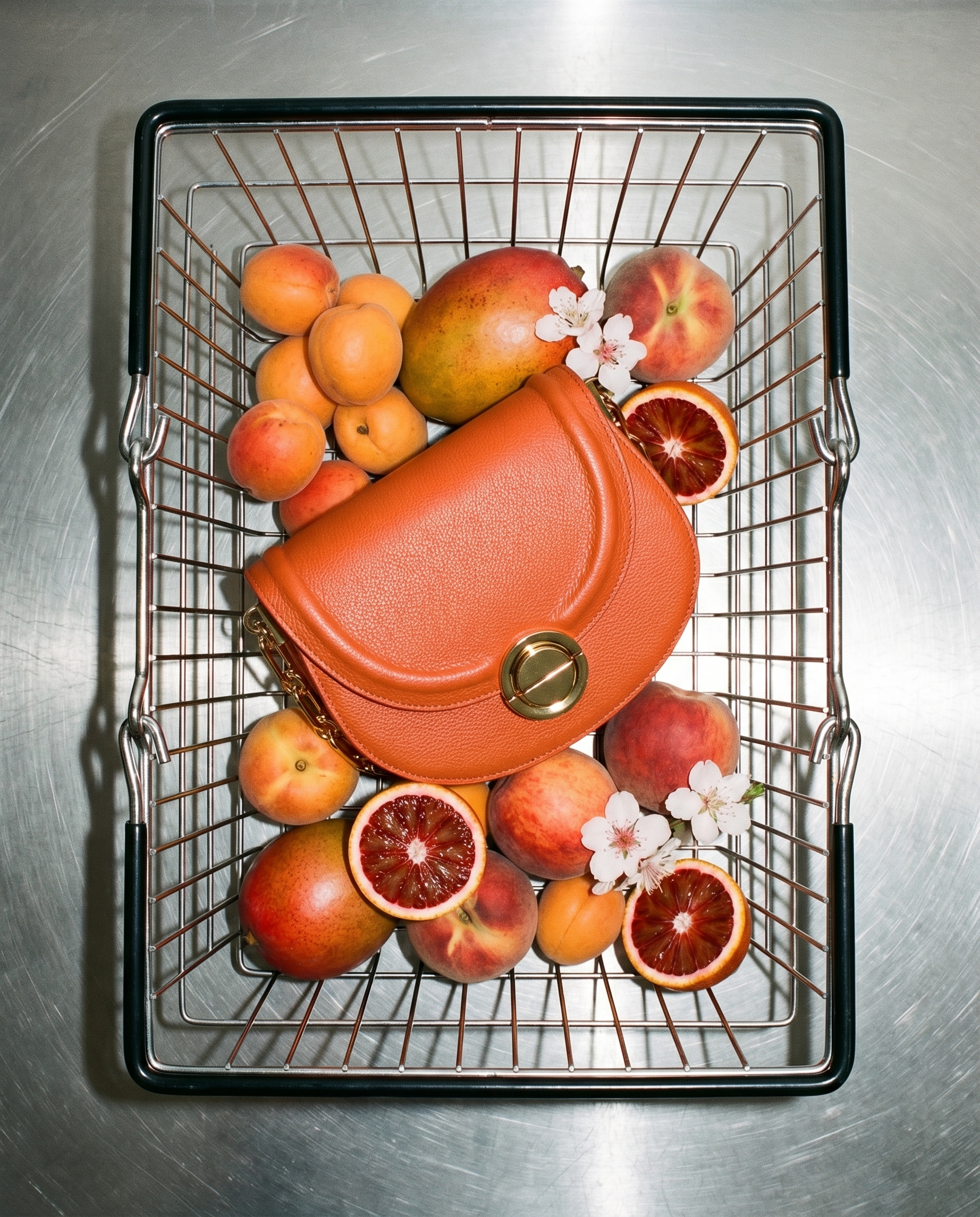 TECLA | Leather bag | Terracotta