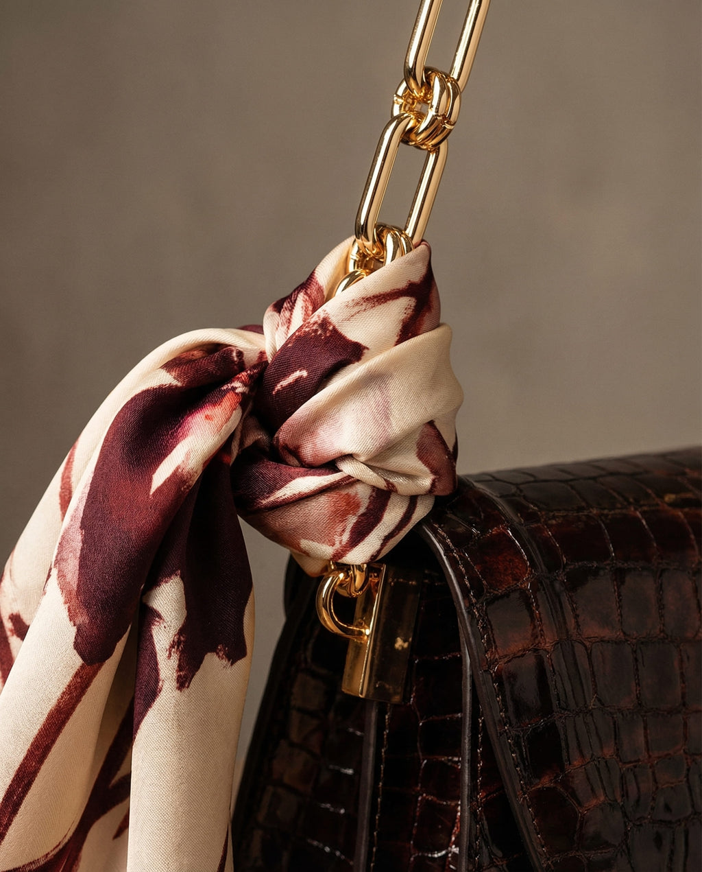 Foulard in Seta 100% Dahlia Stampa Artistica | Serein