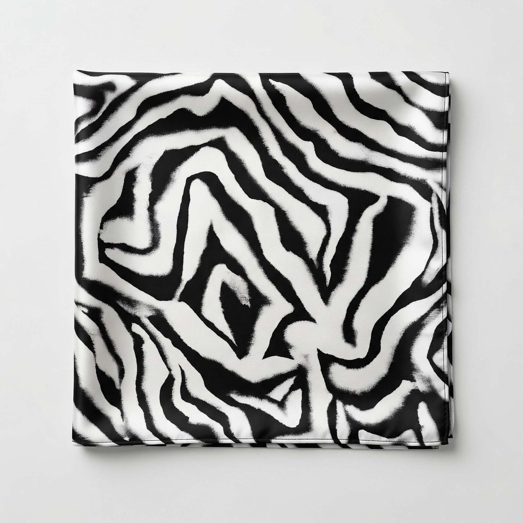 Foulard in Seta Animalier – Stampa Zebra
