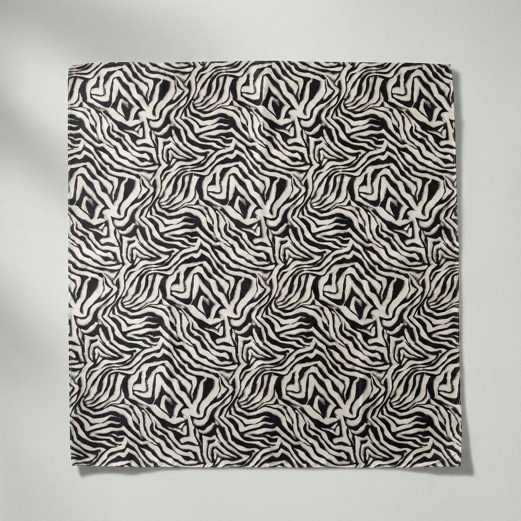 Foulard in Seta Animalier – Stampa Zebra