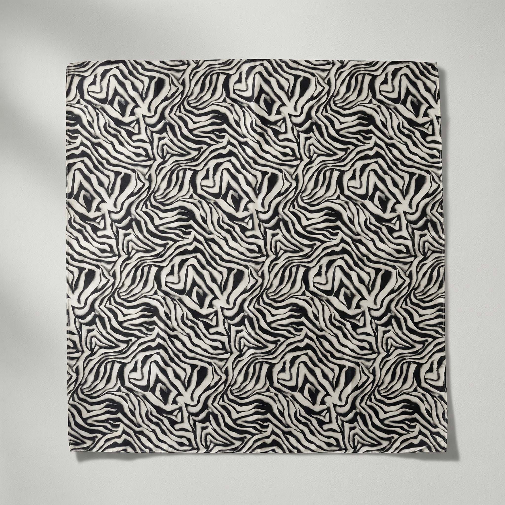 Foulard in Seta Animalier – Stampa Zebra
