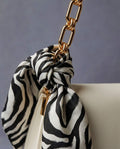 Set | Tecla Bianca & Foulard in Seta Animalier Zebra