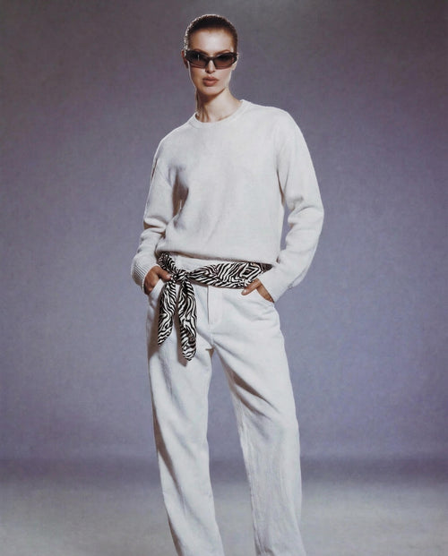 Foulard in Seta Animalier – Stampa Zebra