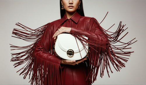 TECLA | Borsa in pelle | Bianca