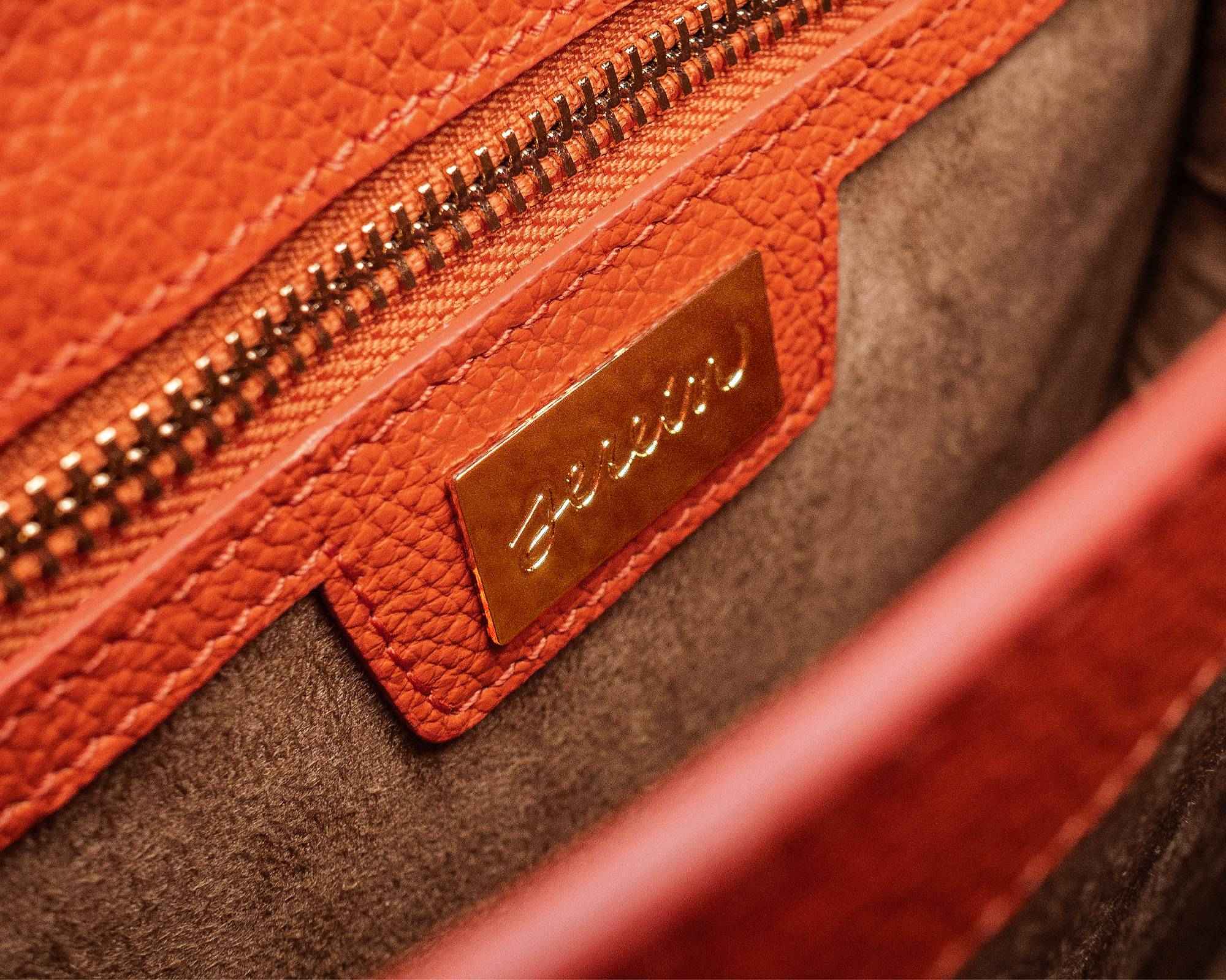 TECLA | Borsa in pelle | Terracotta