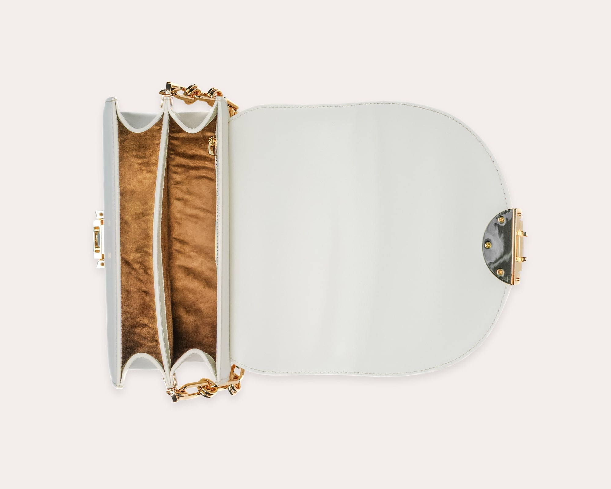TECLA | Borsa in pelle | Bianca