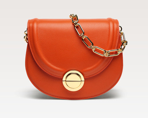 TECLA | Borsa in pelle | Terracotta