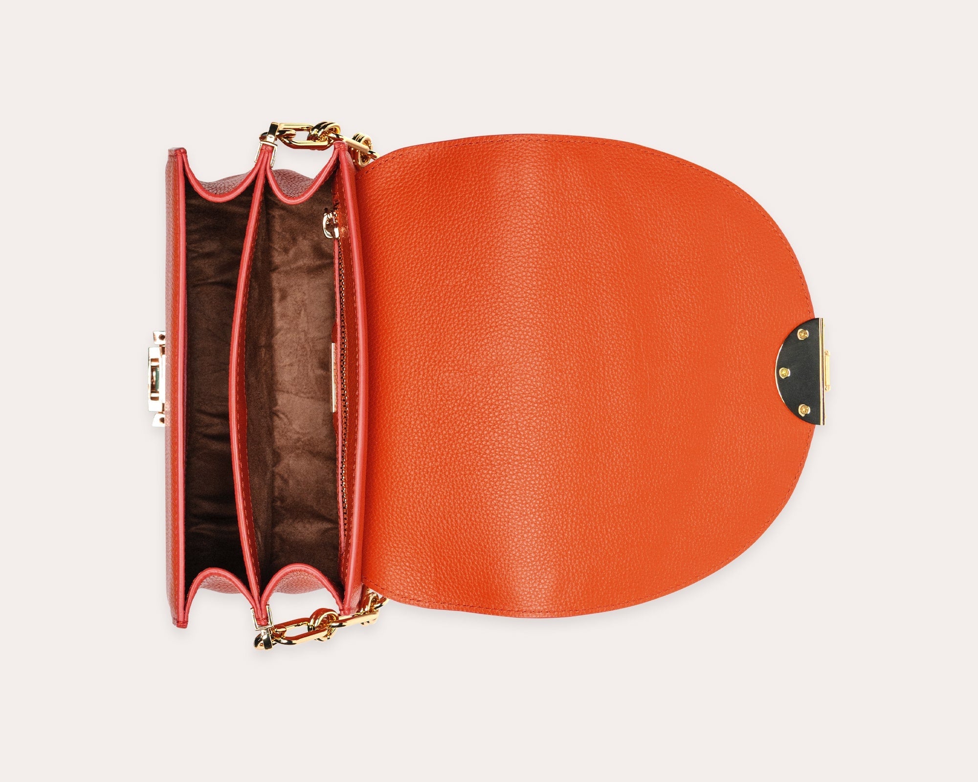 TECLA | Borsa in pelle | Terracotta