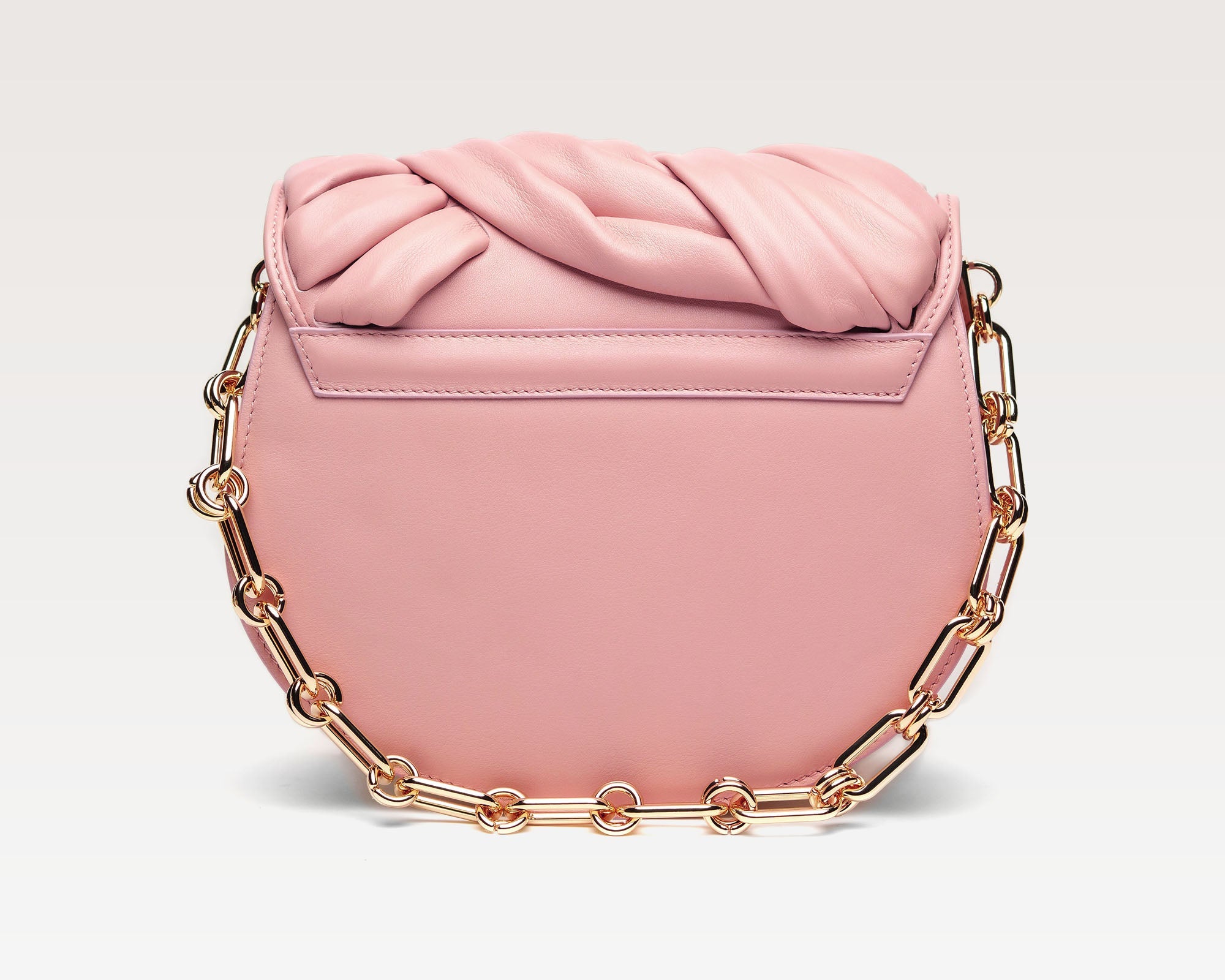 ALMA | Borsa in pelle con intreccio | Nude