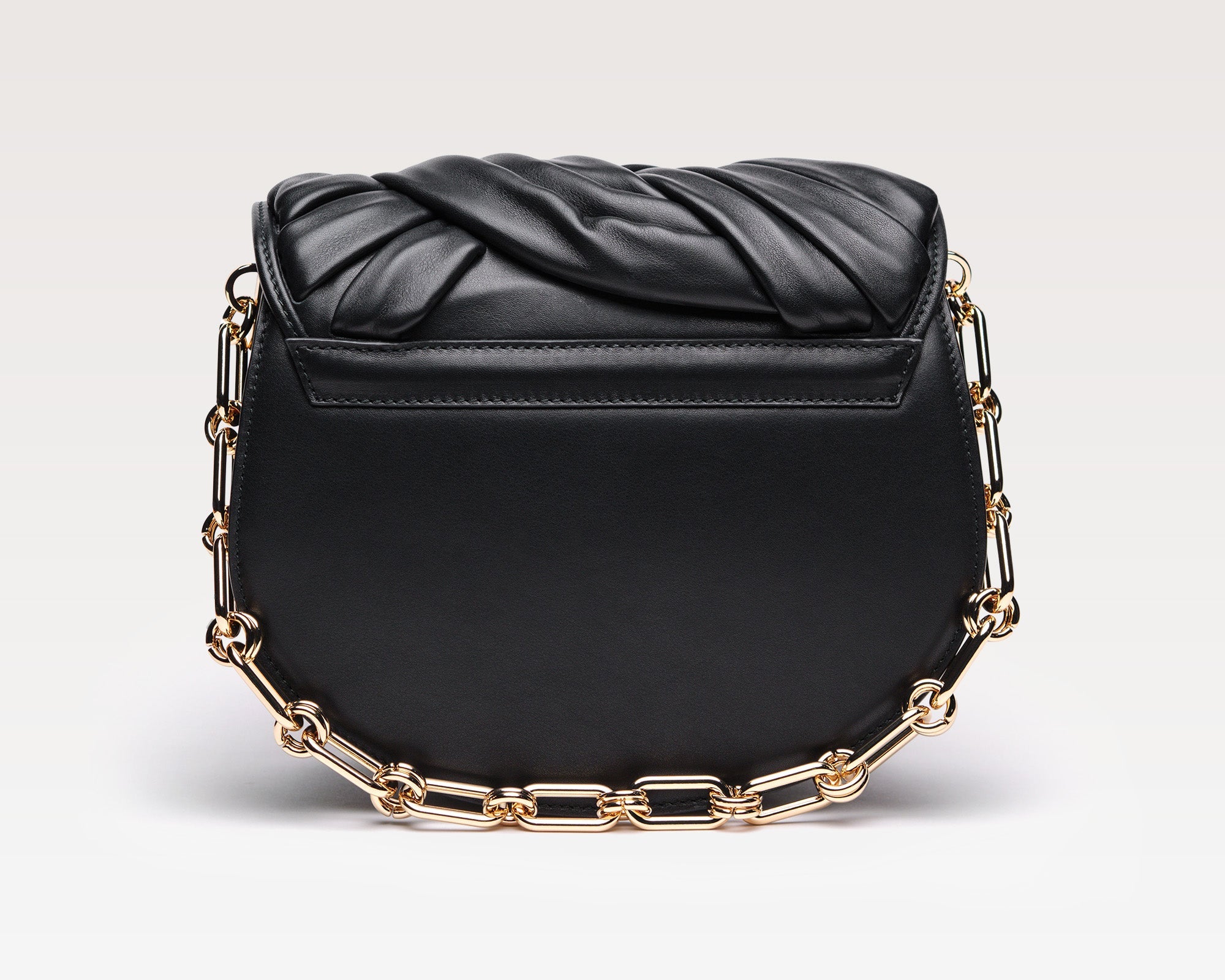 Borsa in Pelle Intrecciata Nera Odisìa | Serein Made in Italy