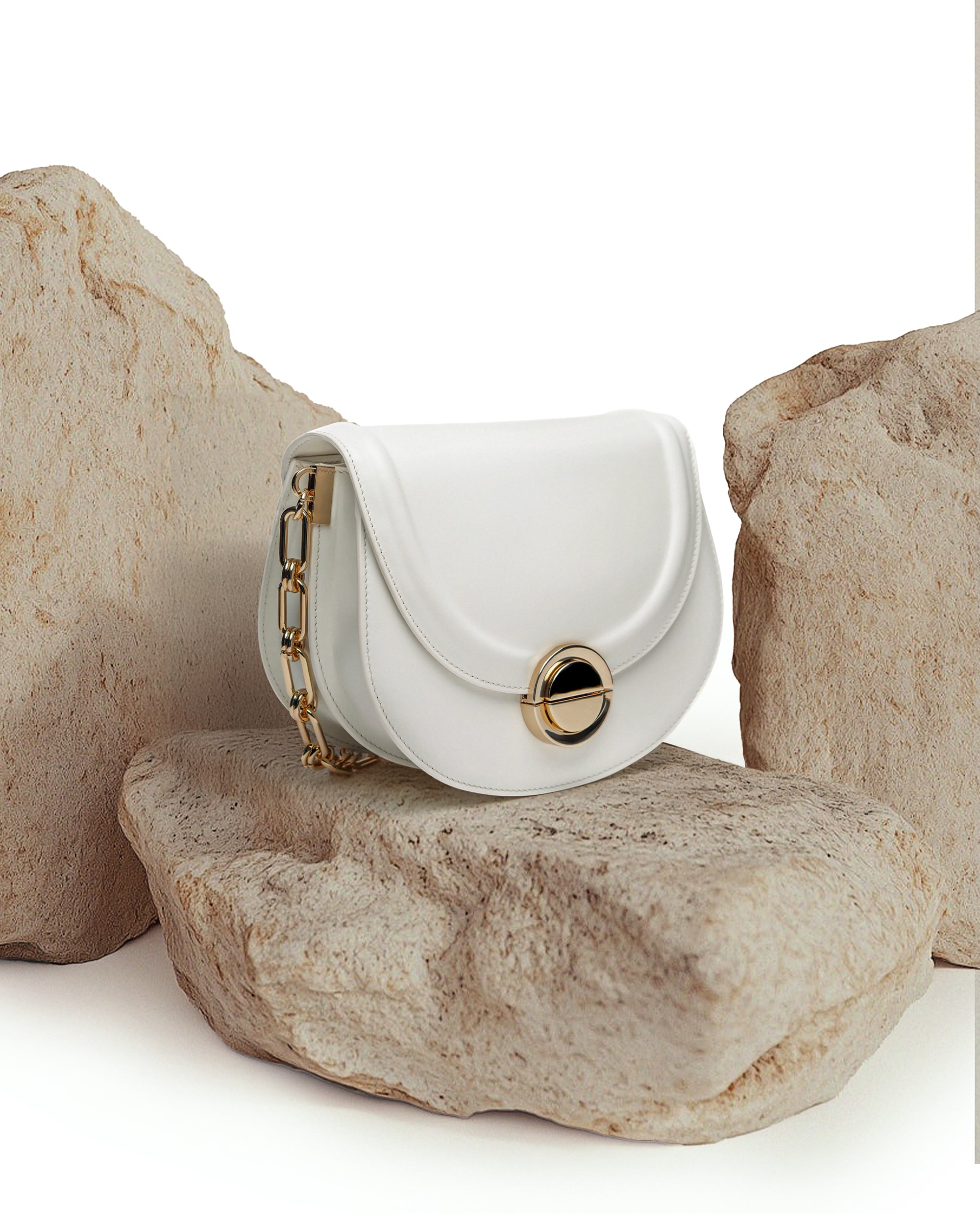 TECLA | Borsa in pelle | Bianca